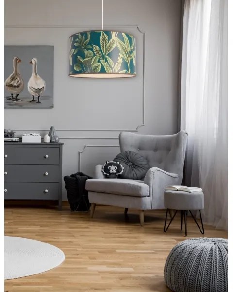 Duolla - Luster na lanku GOLD LEAVES 1xE27/15W/230V pr. 40 cm