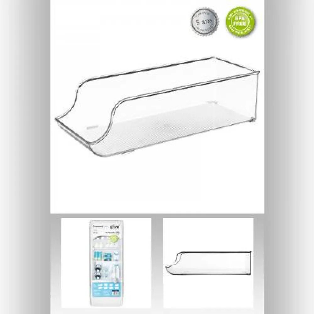 5Five® Transparentní organizér, do lednice, snížená přední hrana, BINS 34 x 13 x 10 cm