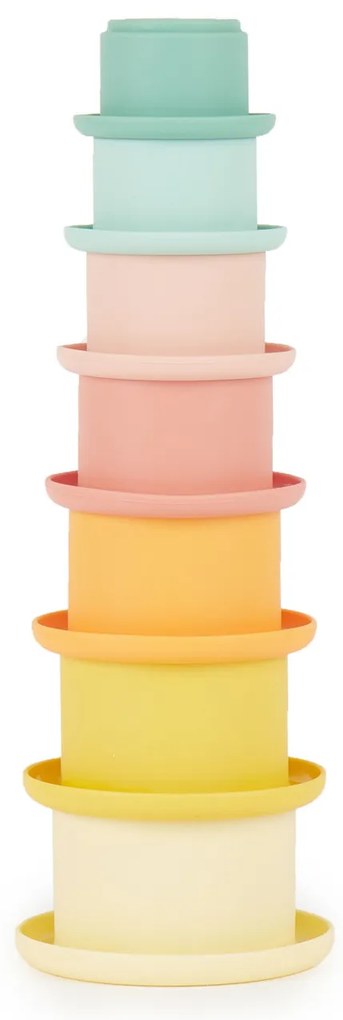 Bieco - Silikónové stohovacie tégliky - Tropical Vibes