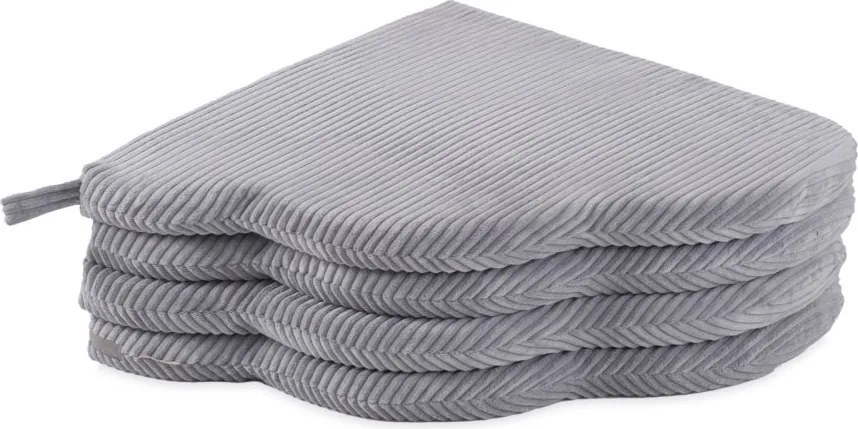 Kvetinová podložka 115x115x5cm, šedá, prémiový menčester