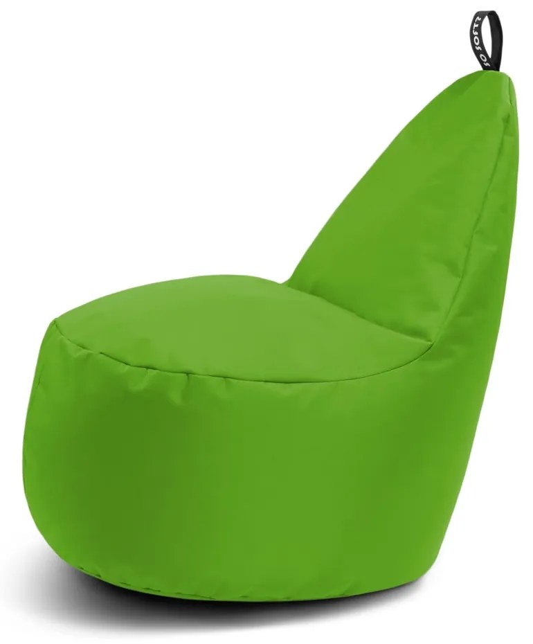 Zelený detský sedací vak Lull M – So Soft?