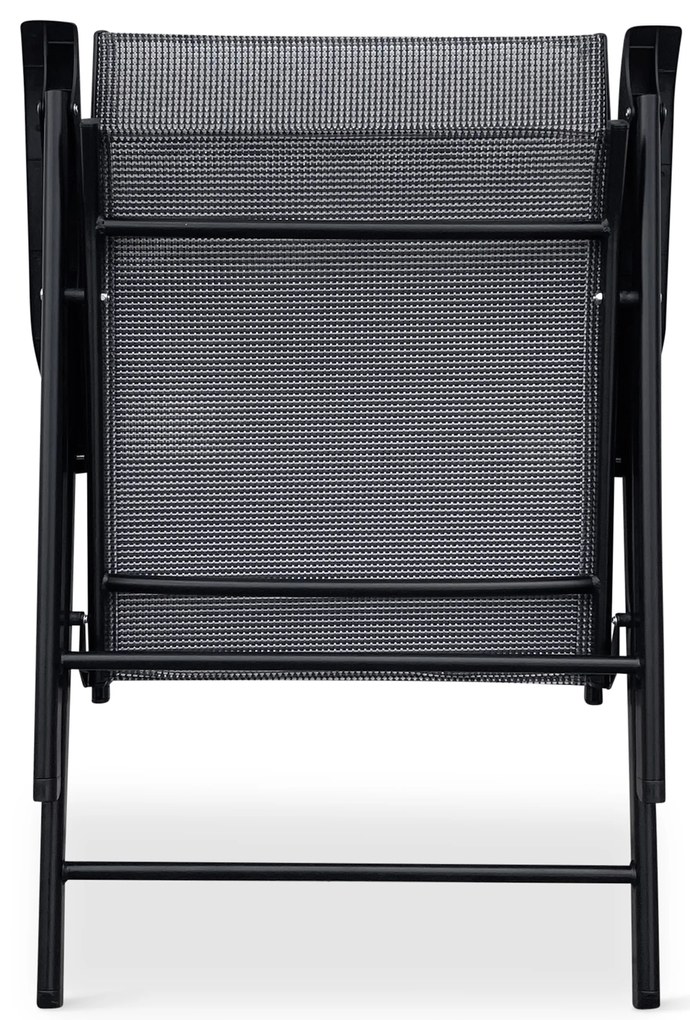 Záhradný jedálenský set Capri 80 cm + 4x kovová stolička Solano