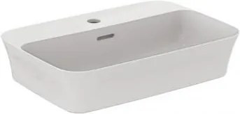 Ideal Standard Ipalyss- Umývadlo na dosku, s prepadom, s plochou pre batériu 55x38 cm, E139301, biela