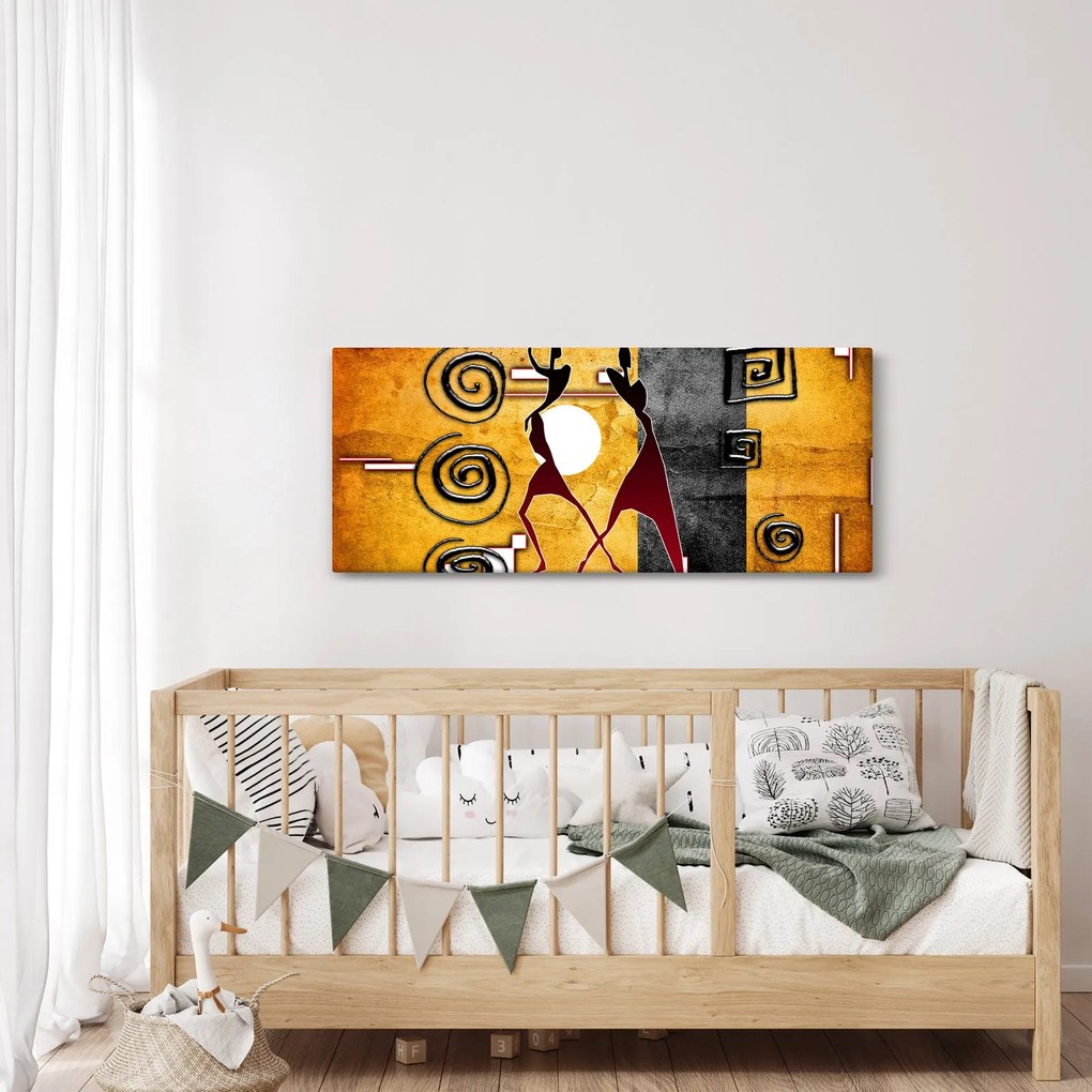 Obraz - Staroveká maľba (120x50 cm)