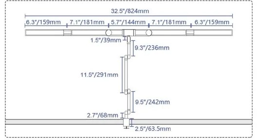 Brilagi - LED Stmievateľná flexibilná stolná lampa VARIO LED/24W/230V 3000-6500K čierna