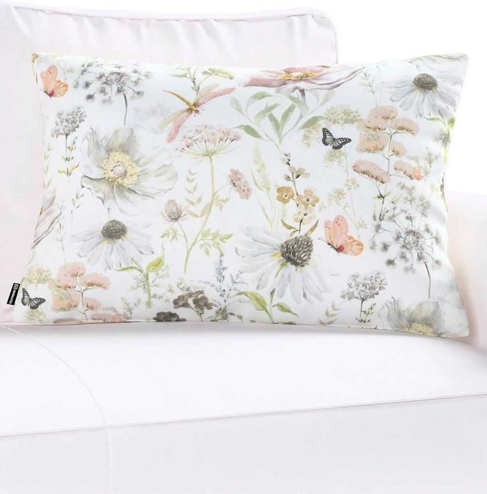 Karin - jednoduchá obliečka, 60x40cm farba produktu biela látka vzorované