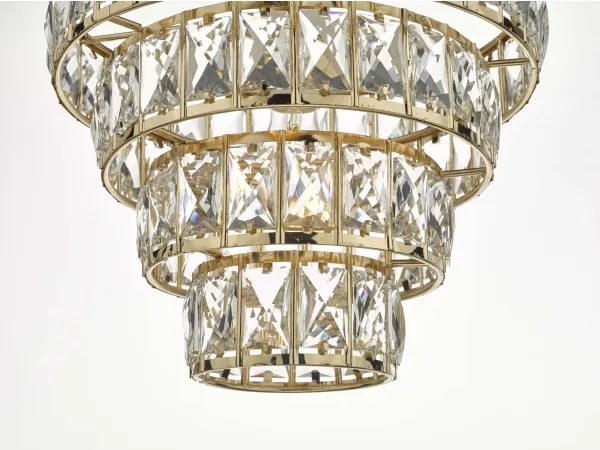 Där Lighting CER0135 - Luster na reťazi CERYS 1xE27/60W/230V zlatý