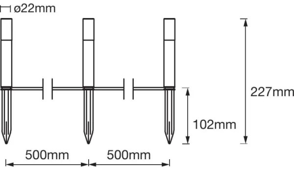 Ledvance - Rozširovacia SADA 3x LEDRGBWVonkajšia lampa SMART 3xLED/1,9W/230V Wi-Fi