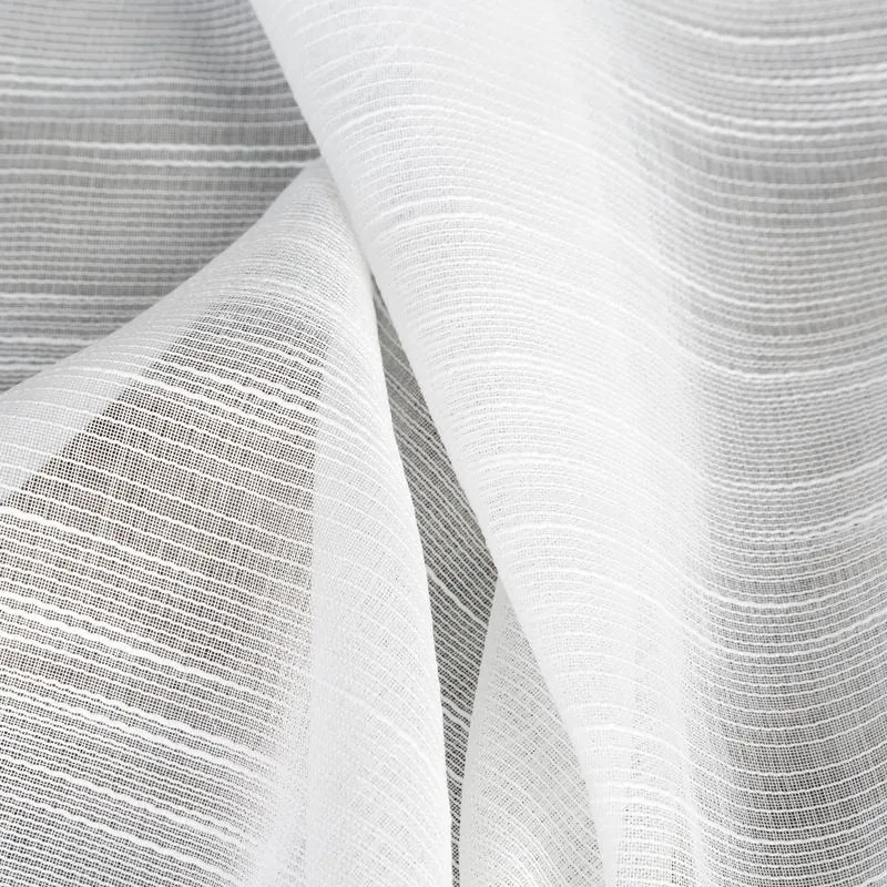 Biela záclona na krúžkoch ASTERA 140x250 cm
