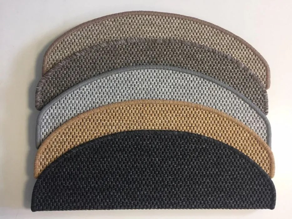 Vopi Nášľapy na schody Nature svetlo béžový polkruh, samolepiaci - 28x65 polkruh (rozmer vrátane ohybu)