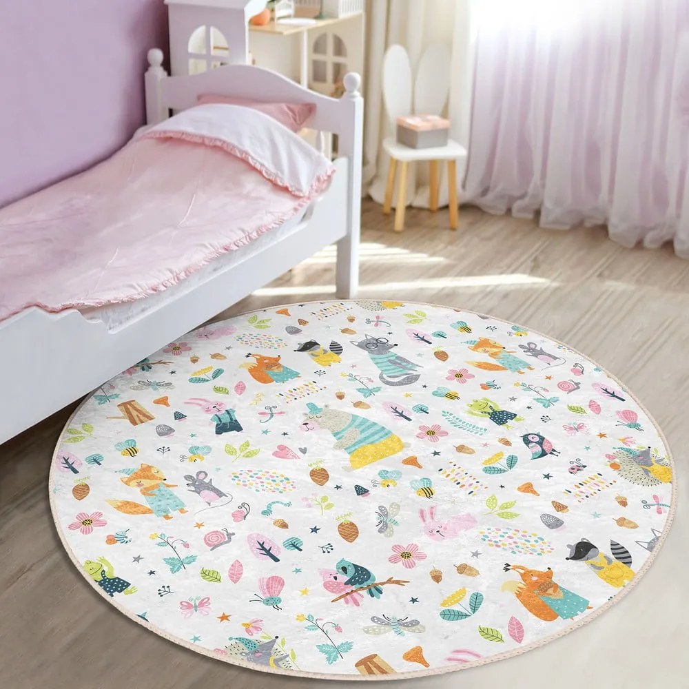 Detský koberec ø 100 cm Comfort – Mila Home