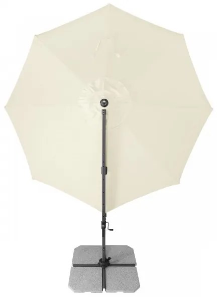 Derby RAVENNA 330 cm - veľký záhradný výkyvný slnečník s bočnou tyčou : Barvy slunečníků - 820