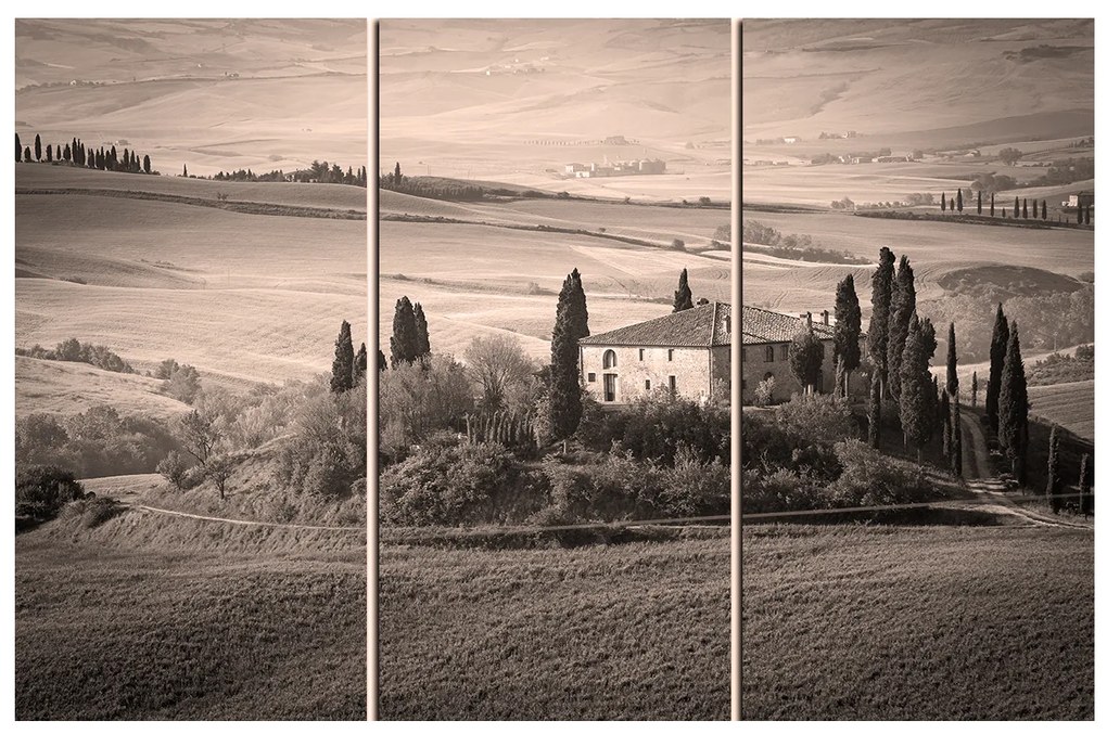 Obraz na plátne - Talianská venkovská krajina 1156QB (120x80 cm)