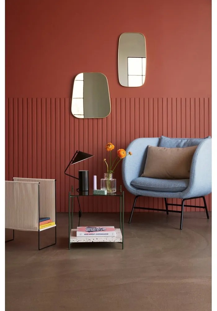 Sklenený odkladací stolík 42x42 cm Niche – Hübsch