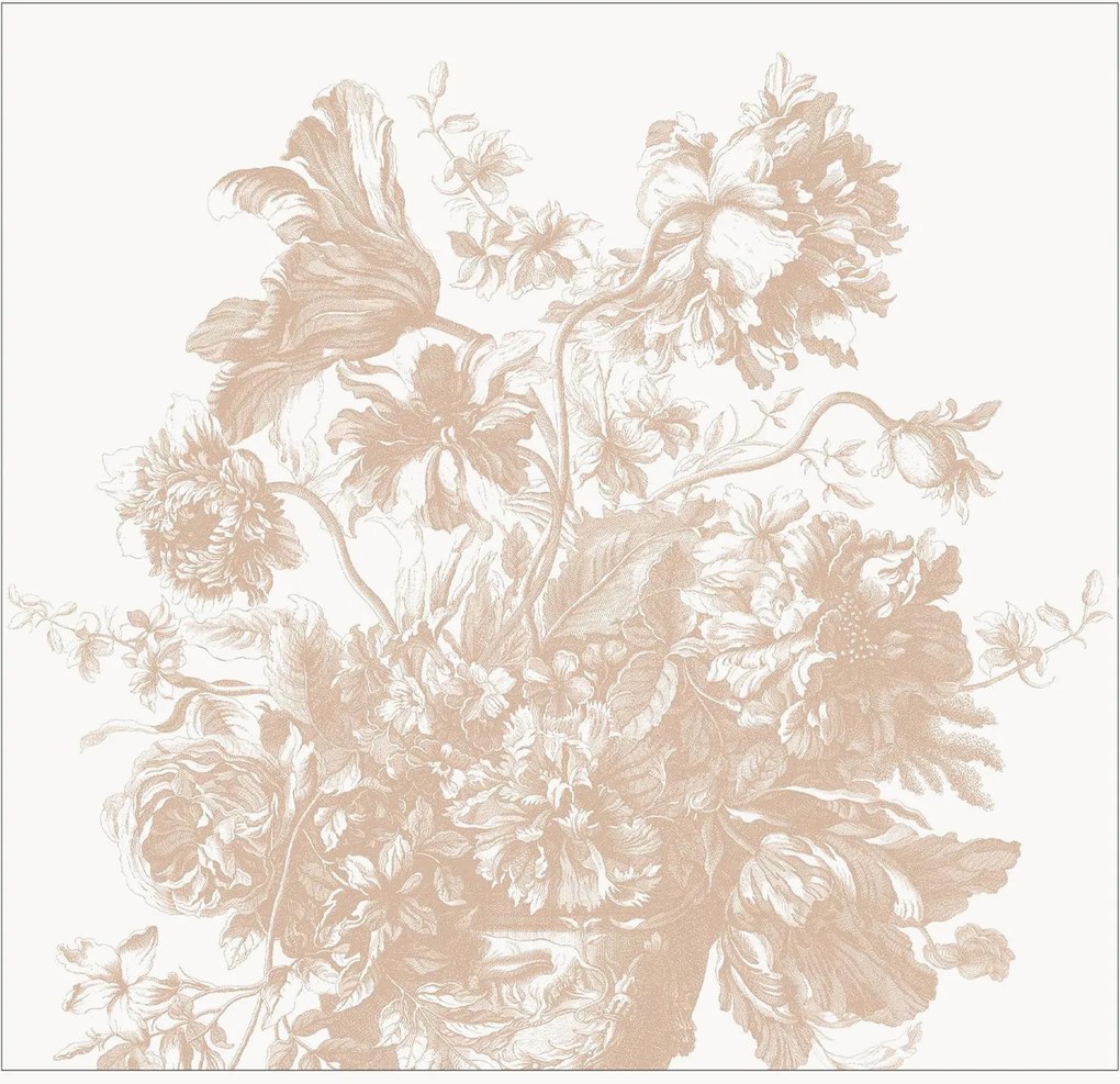 Vliesová tapeta Engraved Flowes
