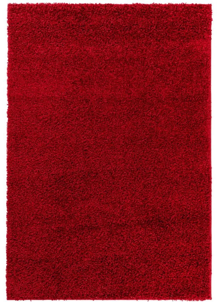 +Kusový koberec Shaggy Tokyo červený 80x300cm