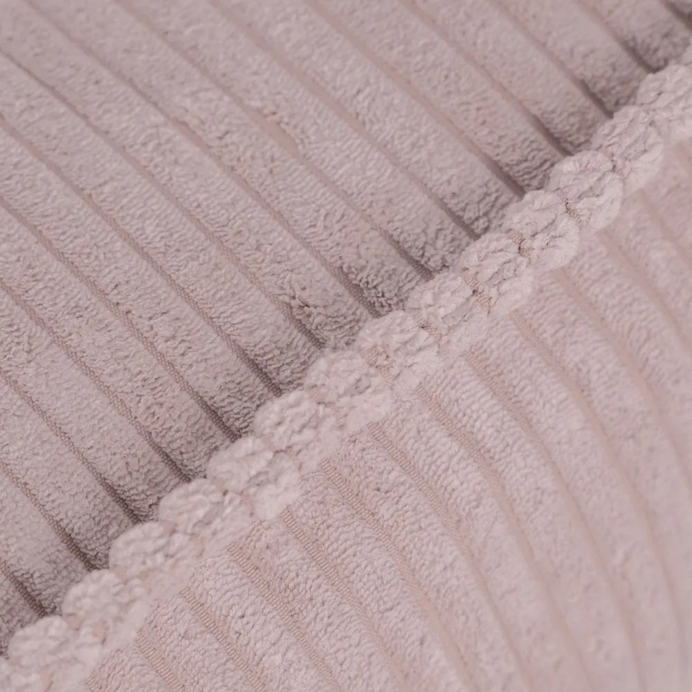 Podlahový puf menčester ružová