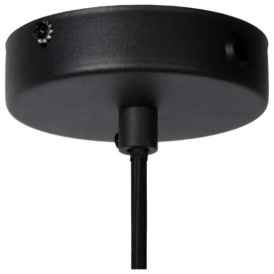 Lucide 78395/01/30 - Luster na lanku GASSET 1xE27/60W/230V čierna