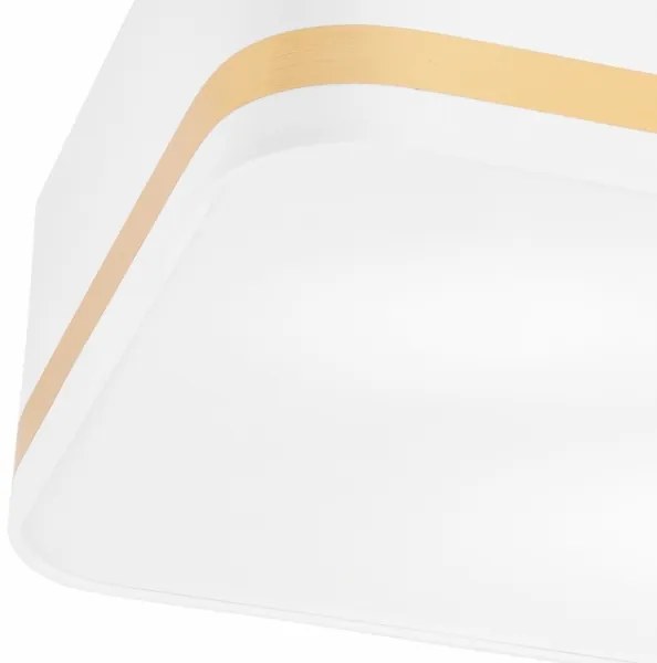 Stropné svietidlo SIRJA SQUARE 2xE27/60W/230V 35x35 cm biela