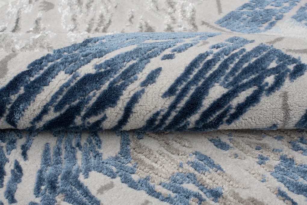 TA Koberec E464A SVETLO SIVÁ/TMAVOMODRÁ ASTHANE