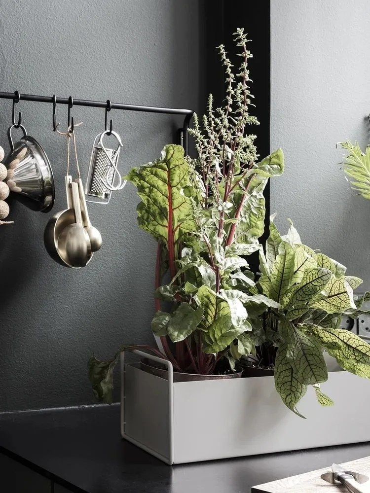 Ferm Living Designový truhlík Plant Box Small Cashmere