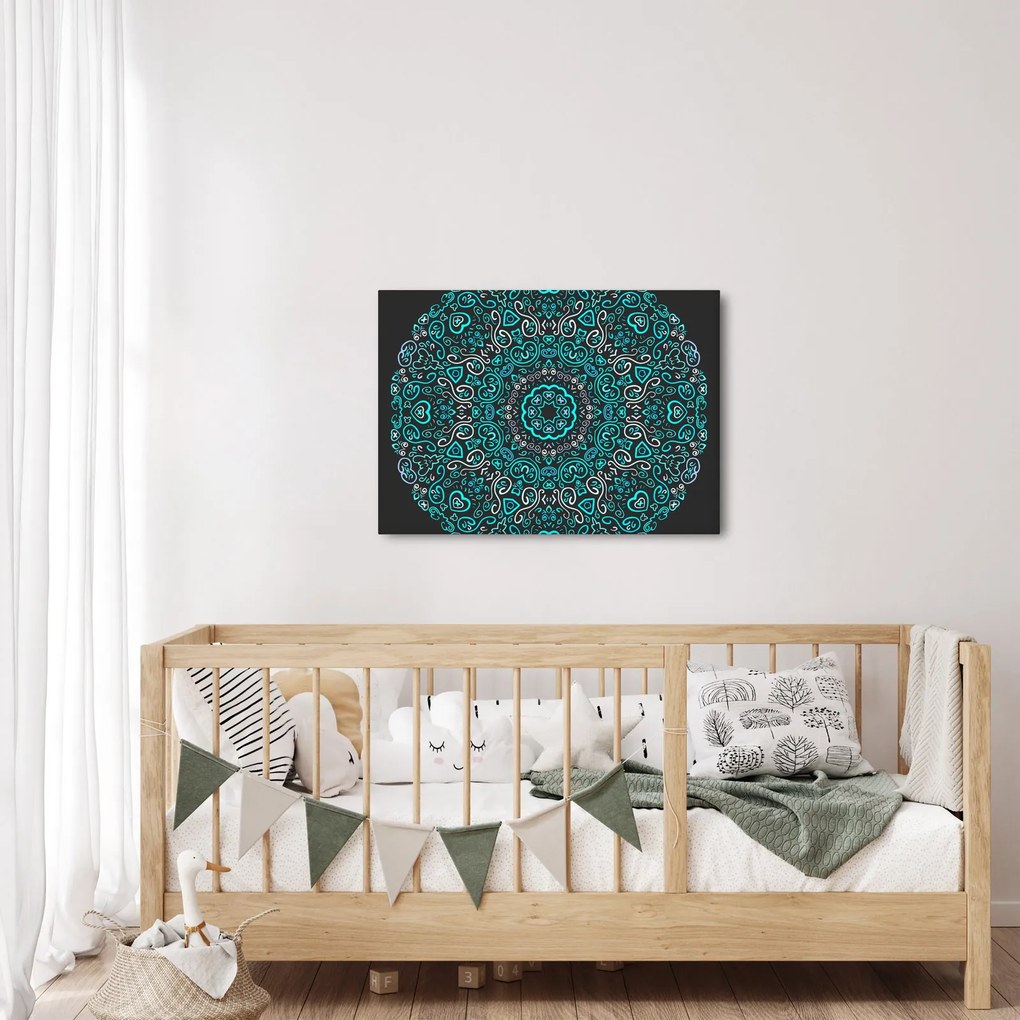 Obraz ornamentálne abstrakcie (70x50 cm)