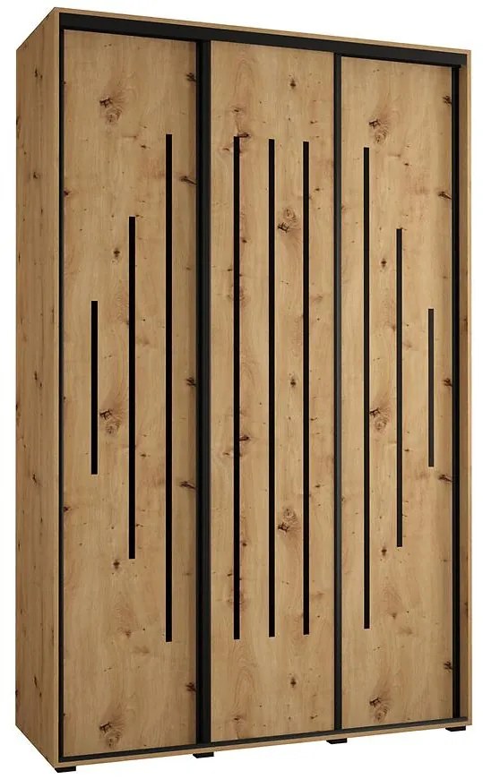 Skriňa 45 Canaris 12 150 artisan/čierna