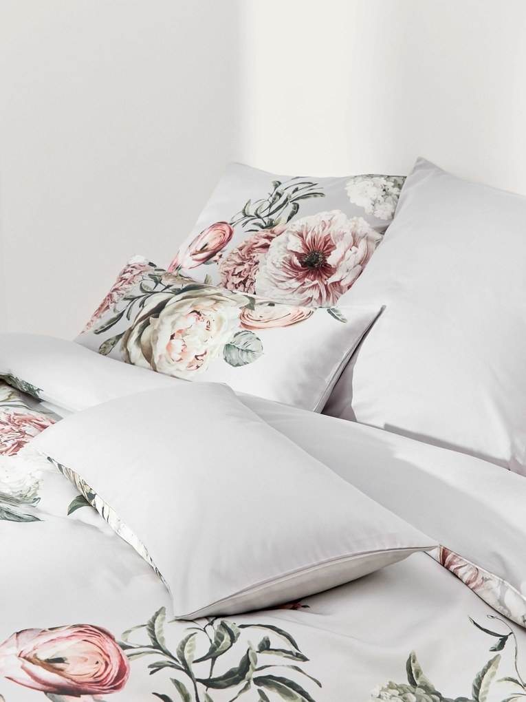 Obliečka na paplón z bavlneného saténu Blossom