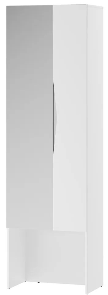 Predsieňová skriňa Lucca 08 60 cm so zrkadlom biela