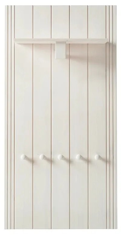 Biela predsieňová zostava z borovicového dreva 60x120x25 cm Anita – Støraa