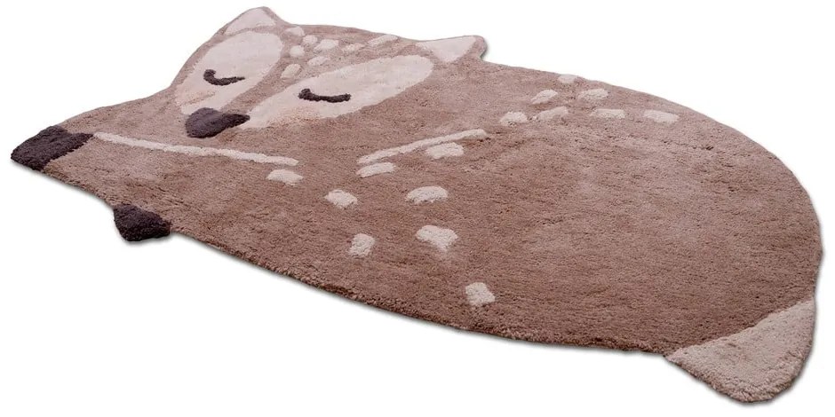 Detský bavlnený ručne vyrobený koberec Nattiot Little Deer, 70 x 110 cm