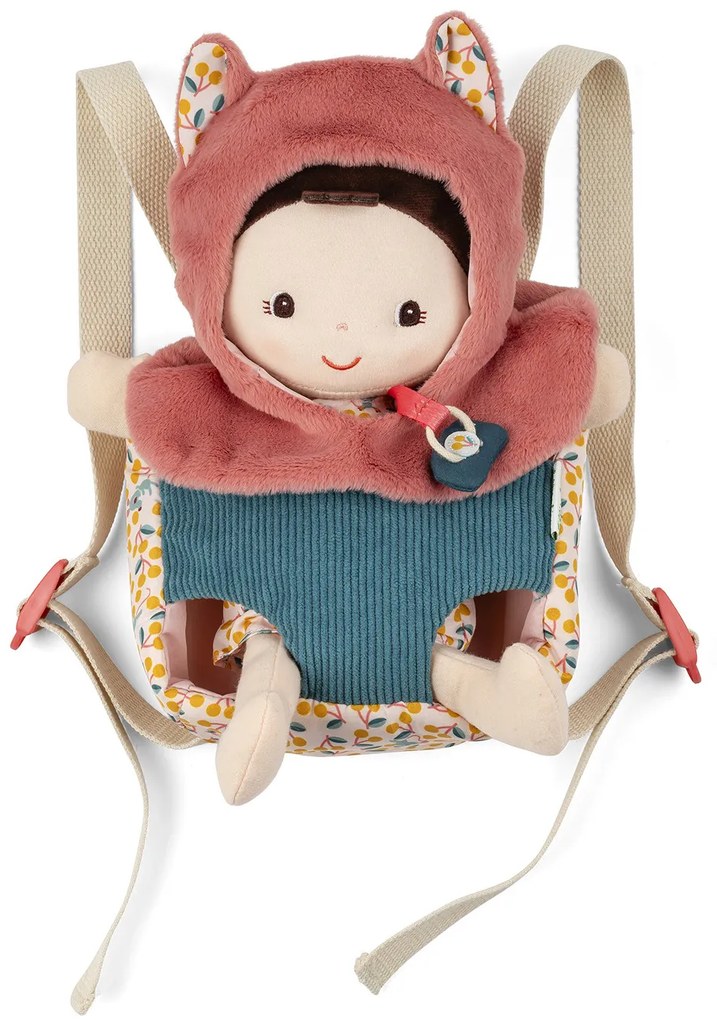 Lilliputiens – látková hračka s nosičom – bábika Jeanne