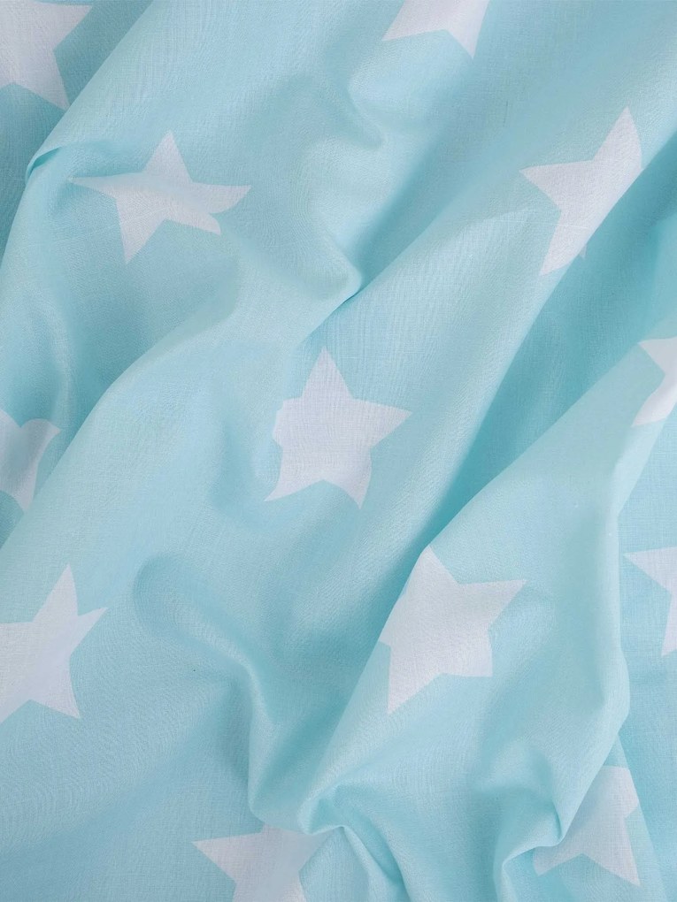 Francúzske bavlnené obliečky Renforcé – Estrelas mentolové