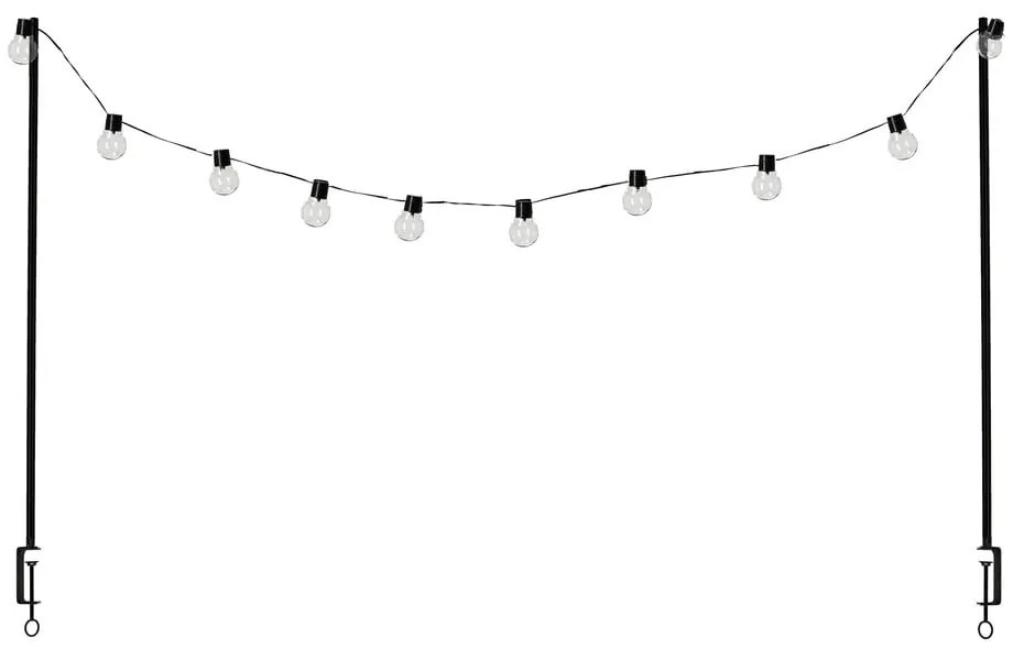 Solárna svetelná reťaz počet žiaroviek 10 ks dĺžka 220 cm – Esschert Design