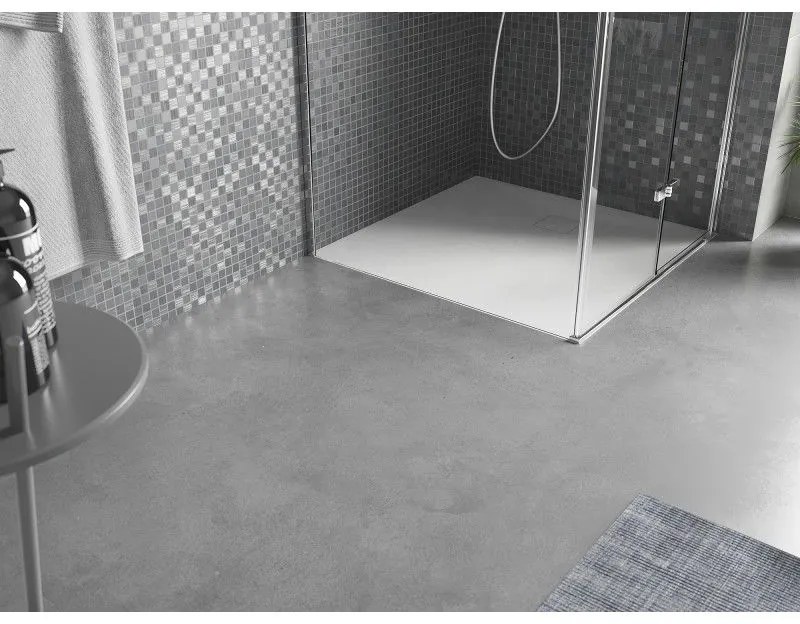 Mexen Bert, SMC štvorcová sprchová vanička 80 x 80 cm, biela, 4K108080