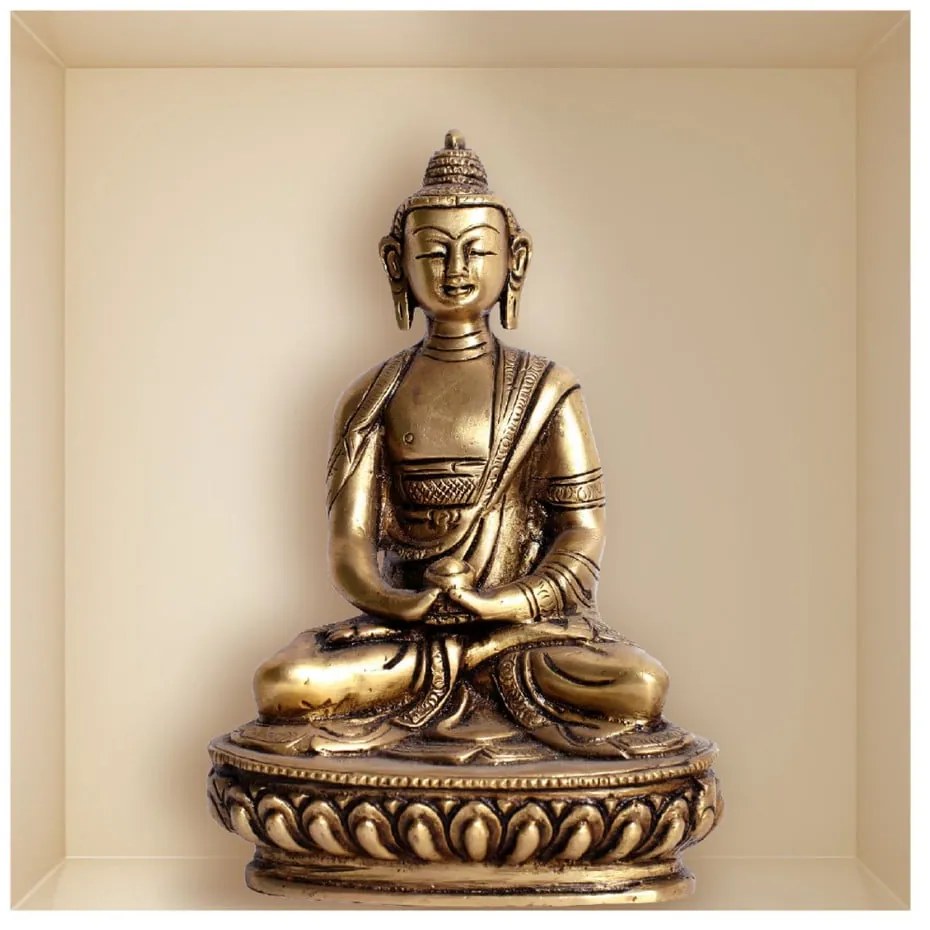 Samolepka s 3D efektom Fanastick Buddha Statue