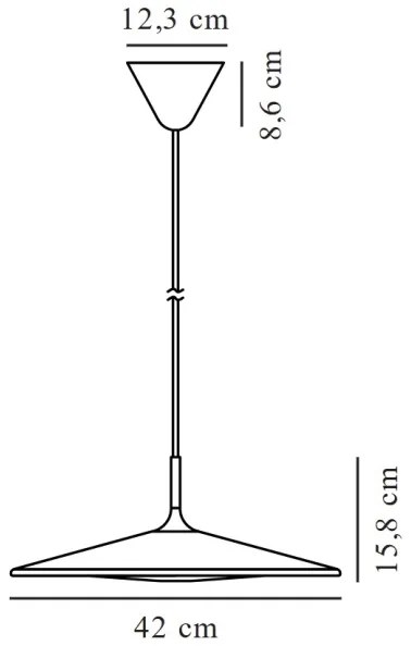 Nordlux - LED Stmievateľný luster na lanku BALANCE LED/230V