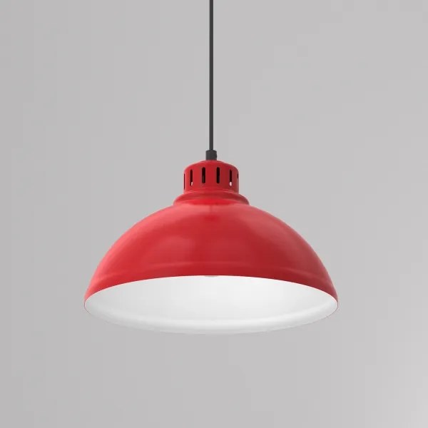 Luster na lanku SVEN 1xE27/15W/230V červená