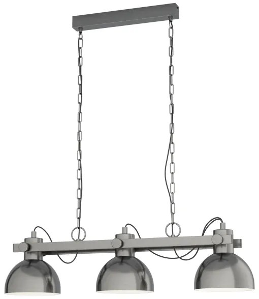 Eglo 43168 - Luster na reťazi LUBENHAM 3xE27/28W/230V