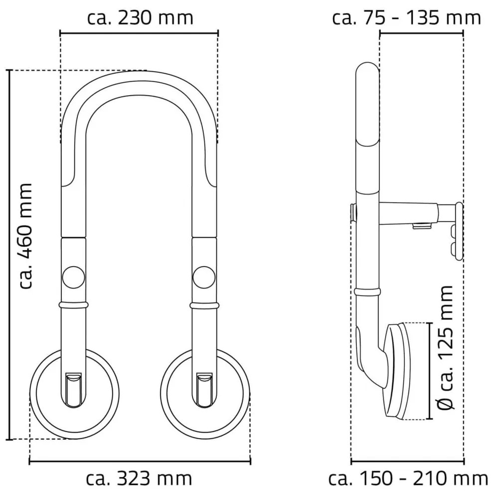 RIDDER Kúpeľňová stolička Trendy biela