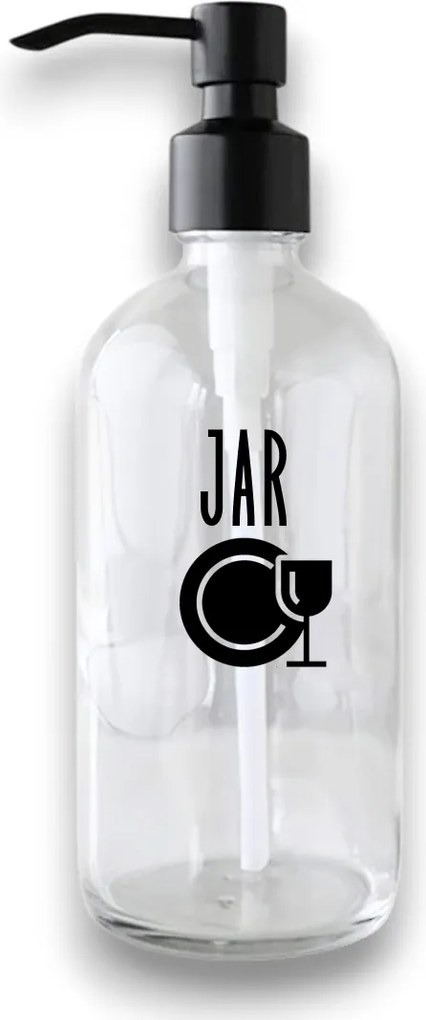 Označto Štítok/nálepka do kúpeľne Jar - SLIM s obrázkom Farba písma: Čierna