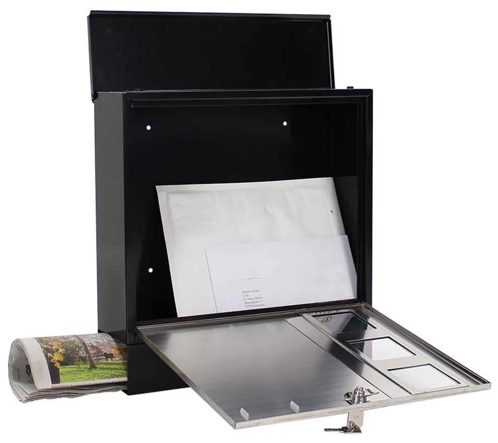 Rottner Design Mailbox poštová schránka čierna