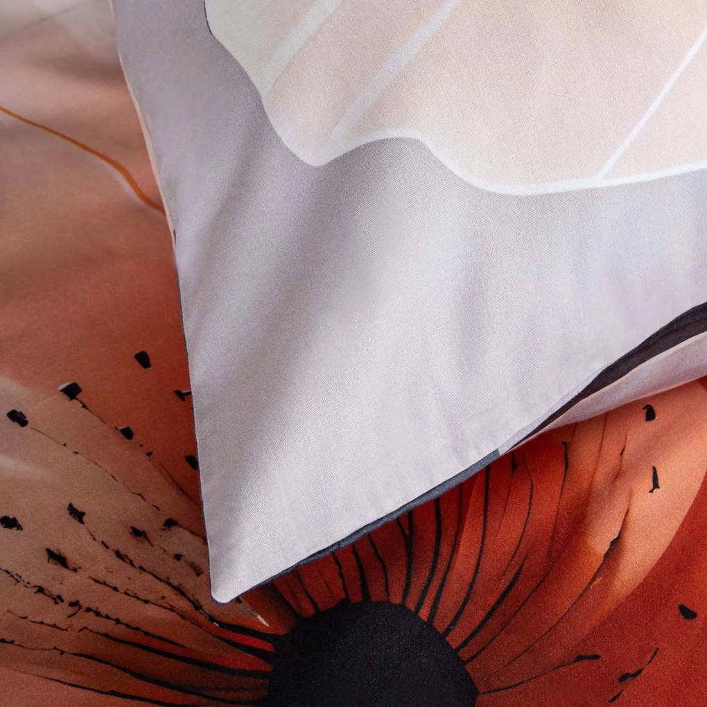 SATÉNOVÉ OBLIEČKY SATYNLOVE PREMIUM 200X200 CM, 2KS 50X70 CM KVETY