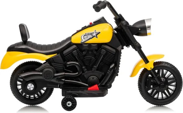 Elektrická motorka STAR žltá