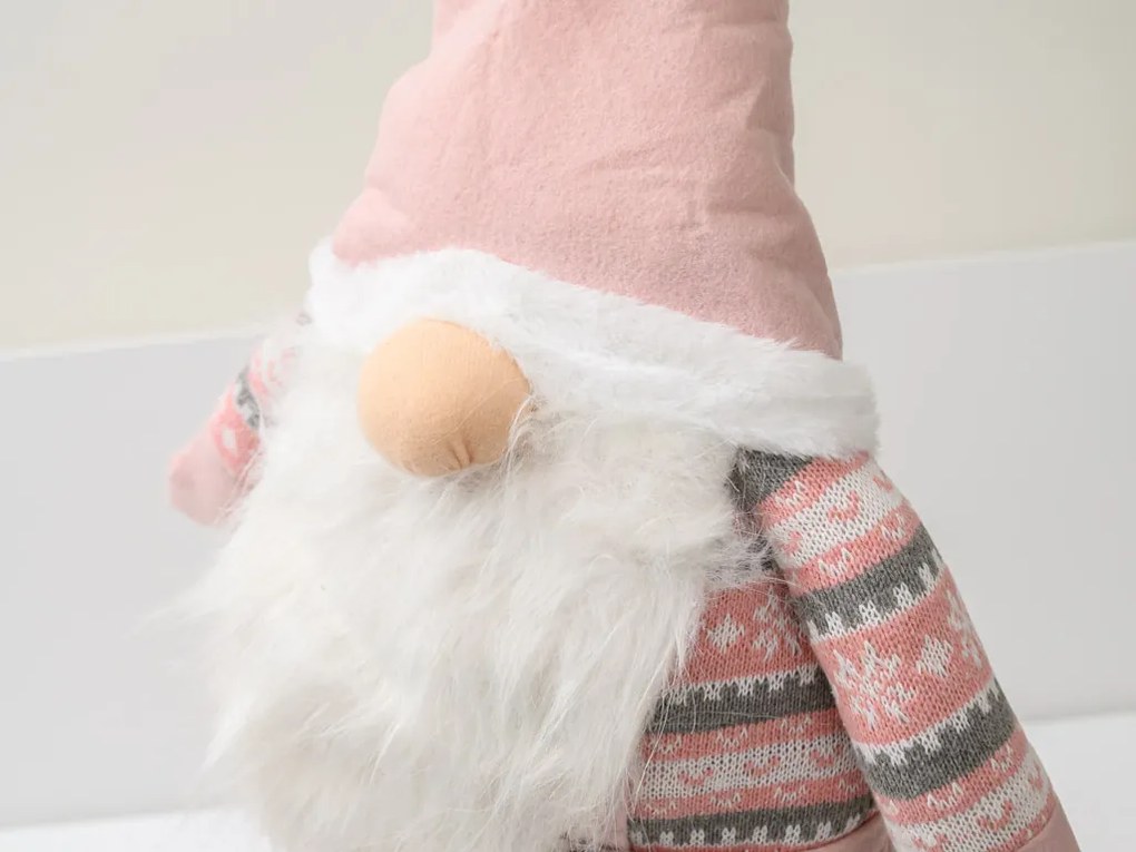 Dekoratívny trpaslík GNOME 90 cm, ružový