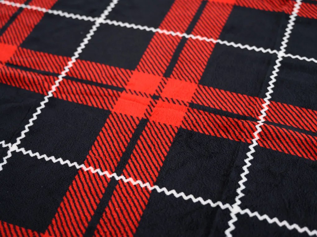 Obliečky mikroplyš ALBURY červené Rozmer obliečky: 70 x 90 cm | 140 x 200 cm