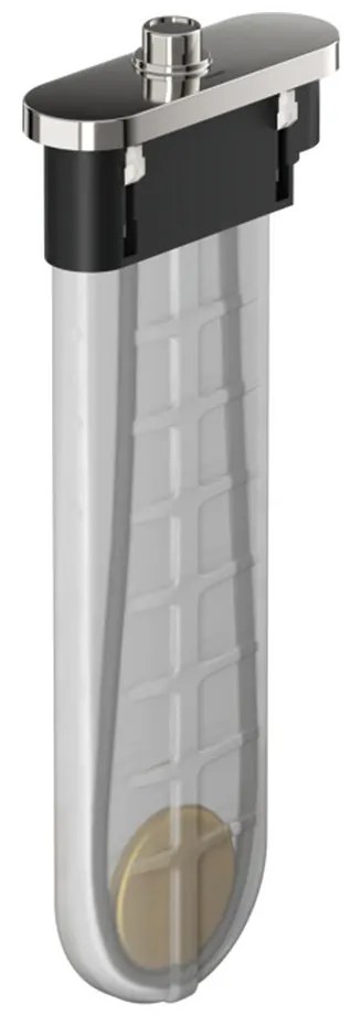 Hansgrohe sBox, priechodka vyťahovacej sprchy s hadicou, pre montáž na okraj vane, oválna, chrómová, HAN-28020000