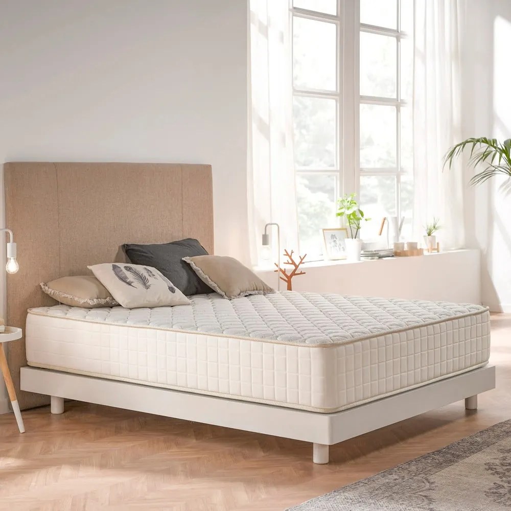 Stredne tvrdý/mäkký penový obojstranný/termoregulačný matrac 200x200 cm Olympus Gel – Moonia