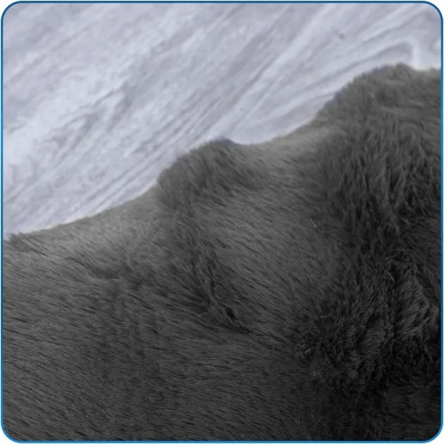 Koberec Rabbit Bubble sivý kruh