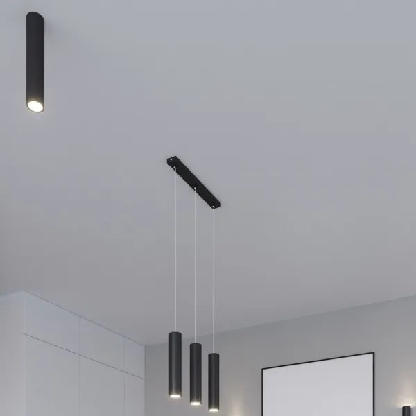 Sollux SL.0436 - Bodové svietidlo LAGOS 1xGU10/10W/230V čierna